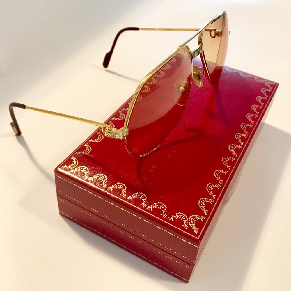 CARTIER Santos aviator sunglasses